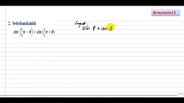 Pembuktian Rumus Jumlah dan Selisih Sinus dan Kosinus | Matematika Peminatan | Kelas XI Ipa смотреть онлайн