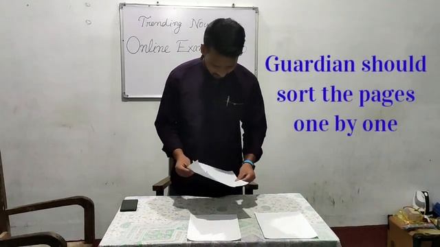 Online Examination answer script submission demonstration смотреть онлайн