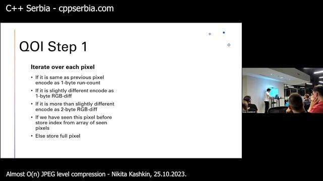 Nikita Kashkin — Almost O(n) JPEG level compression — 25.10.2023. смотреть онлайн