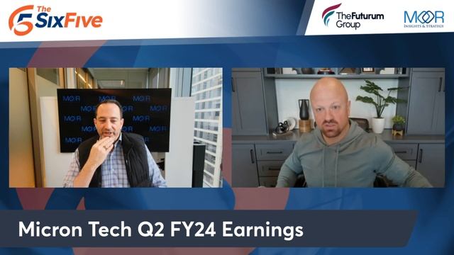 Micron Tech Q2 FY24 Earnings - Episode 209 - Six Five Podcast смотреть онлайн