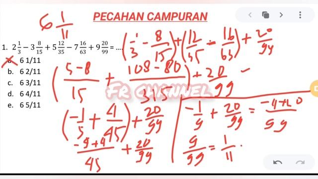 OPERASI PECAHAN CAMPURAN смотреть онлайн