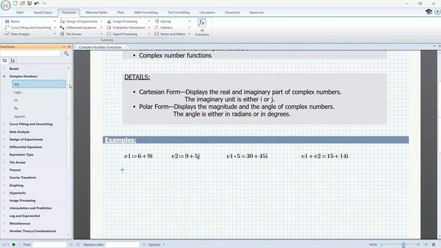 Complex Number Functions in Mathcad Prime смотреть онлайн