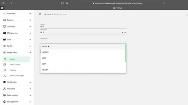 TVIP TMS Media Rules: описание функционала и пример настройки