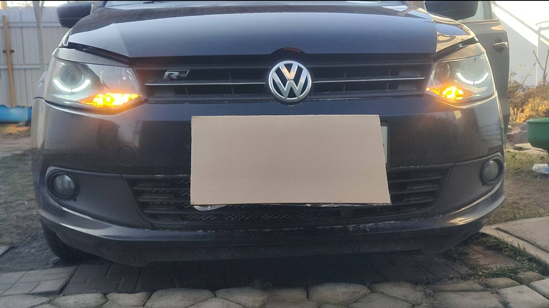 Установка BI LED модулей в фару vw polo смотреть онлайн