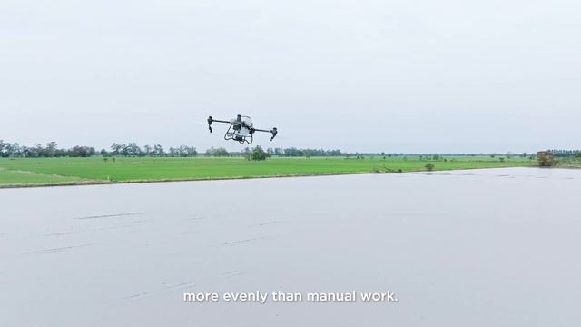 Revolutionizing Rice Spreading with Agras T50 смотреть онлайн