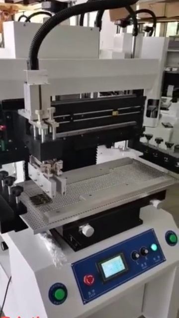 GDK Semi auto solder paste printing machine смотреть онлайн