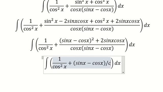 Calculus Help: Integral ∫ (tan^2x-tanx)/(1-sin2x) dx - Techniques - Integration by Substitution смотреть онлайн