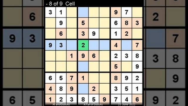 How to Solve New York Times Sudoku Hard June 23, 2022 смотреть онлайн