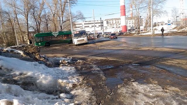 ГОРОД УФА БАШКИРИЯ транспорт города черниковка 22 марта 2024 смотреть онлайн