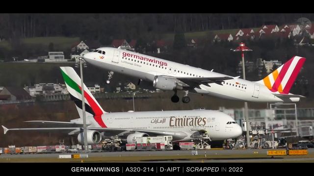 70 TAKEOFFs and LANDINGs in only 30 MINUTES - Zurich Airport Plane Spotting | 4K смотреть онлайн