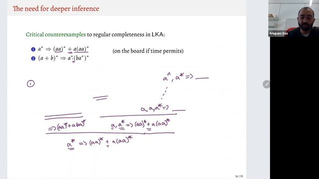 On axiomatisations and proof theory for Kleene algebra (and friends) – Anupam Das (12.05.2021) смотреть онлайн