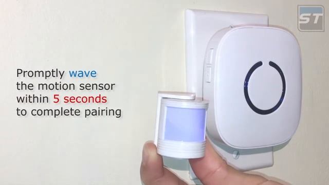 SadoTech Doorbells - How to Set Up SadoTech Wireless Doorbell - Mini-Motion Sensor Set смотреть онлайн