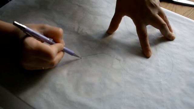 Перенесение рисунка для будущего бисерного оклада с иконы на кальку. смотреть онлайн