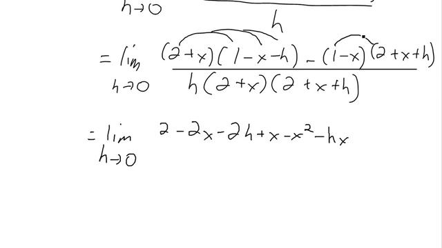 Derivative as a Function Example 4: y = (1-x)/(2+x) смотреть онлайн