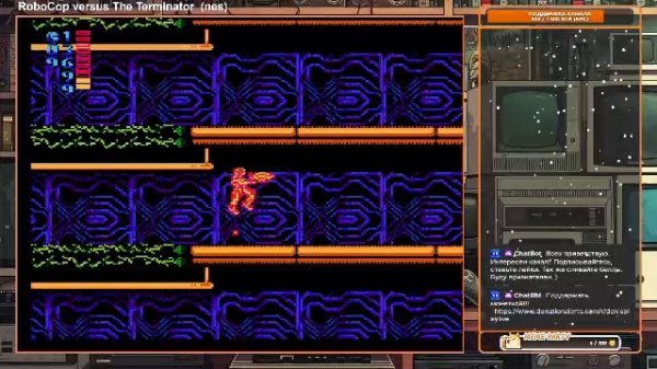 RoboCop versus The Terminator (Nes) Стрим №12