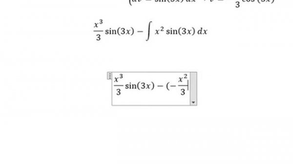Calculus Help: Integral ∫ x^3 cos(3x) dx - Integration by parts - Solutions - Trigonometry