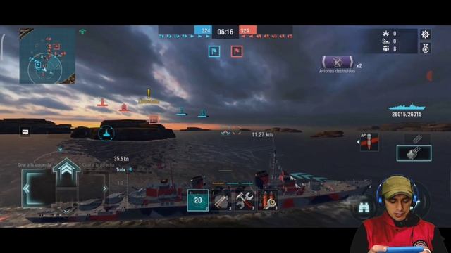WOWS blitz en Español - Destructor Elbing - Reseña, Gameplay смотреть онлайн