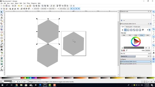 How to create 3D cube using inkscape смотреть онлайн