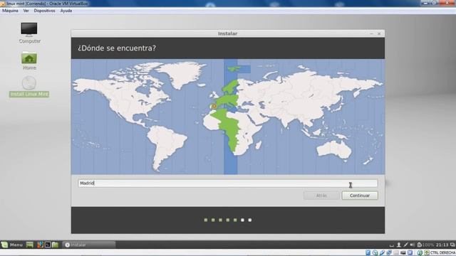 Instalando linux mint (en una virtualbox) смотреть онлайн