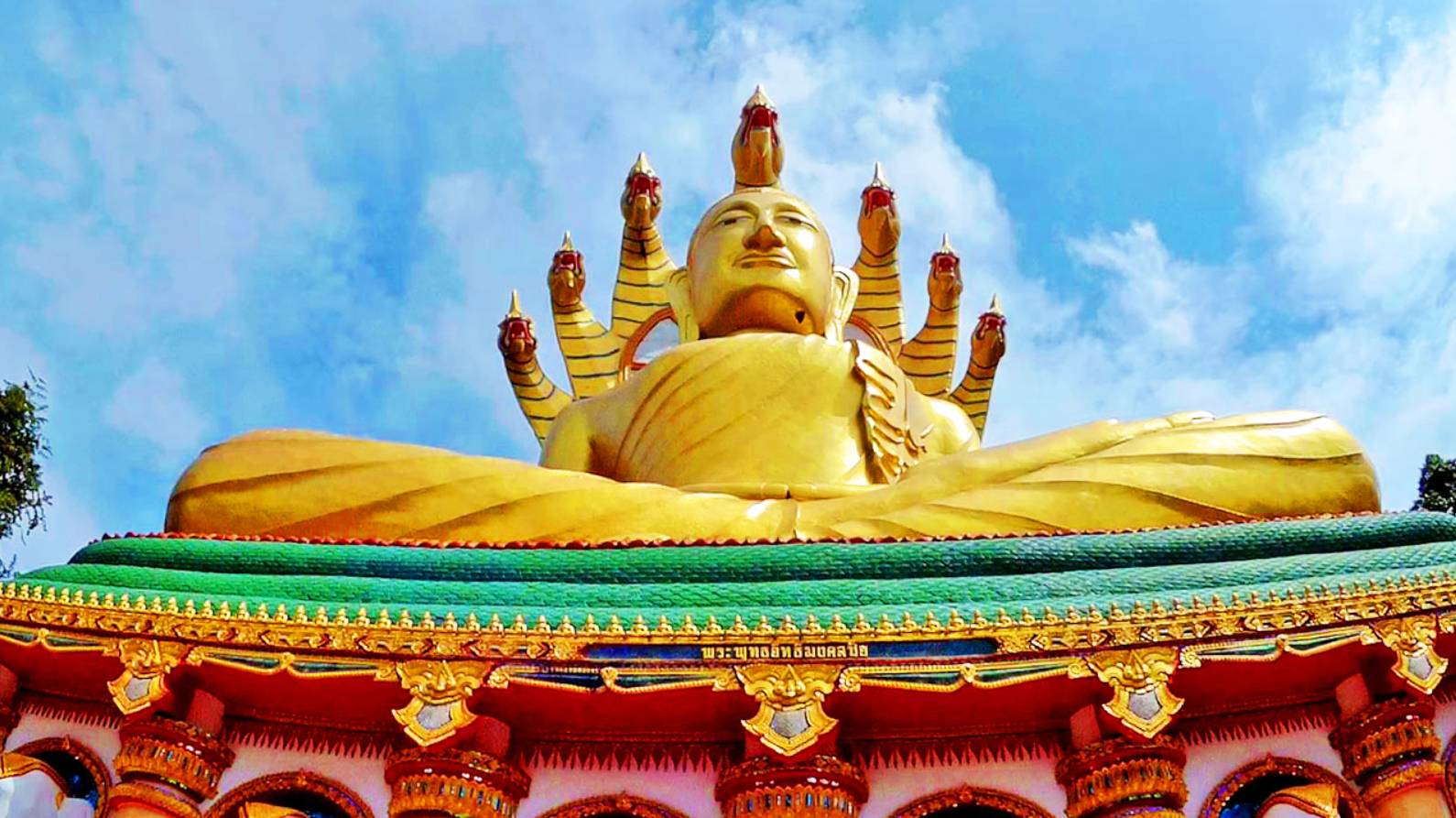 ТАИЛАНД ДОСТОПРИМЕЧАТЕЛЬНОСТИ Храмовый комплекс Ват Банг Рианг (Wat Bang Riang), смотреть онлайн