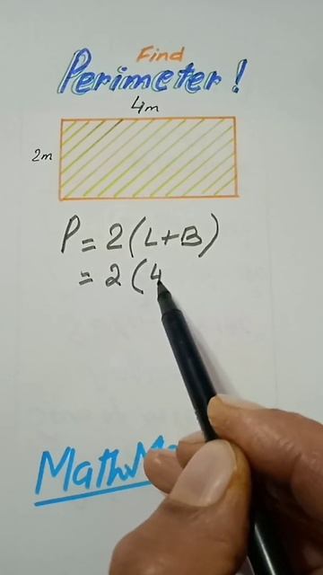 Perimeter of Rectangle#MathMarrow#Math shorts#Sum of lengths of sides смотреть онлайн