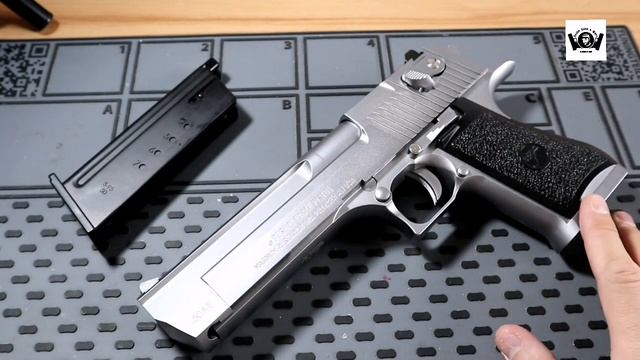 Cybergun WE Desert Eagle Chrome 6mm GBB Mit Nuprol Reiningungskit
