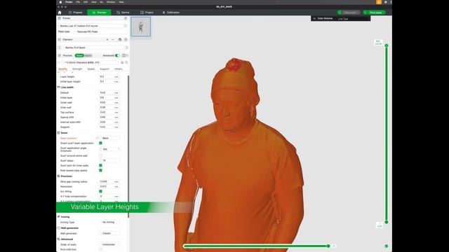 Bambu Studio - про поддержки и высоту слоя смотреть онлайн