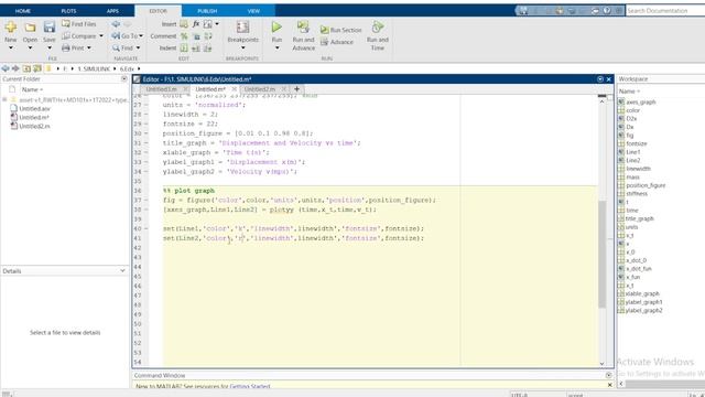 Solve Spring Mass System In MATLAB using dsolve function Part 2 смотреть онлайн