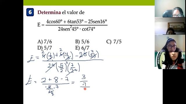 2do de sec, Raz Trig de Ángulos Notables Parte 2 смотреть онлайн