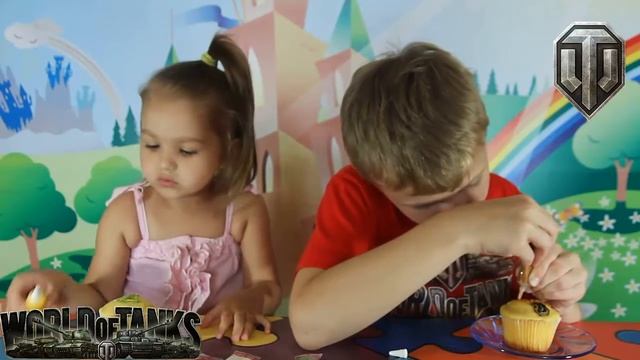 ✪ World of Tanks в кексах | Украшаем кексы World of Tanks смотреть онлайн