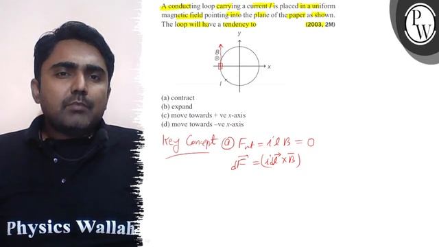 D
(a) contract
(b) expand
(c) move towards + ve \( x \)-axis
(d) mo... смотреть онлайн