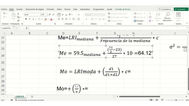 Media aritmética,mediana y moda, varianza y desviación estándar excel para datos agrupados facilito смотреть онлайн
