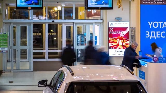 Indoor digital-экран 1х1,7 комплекс Торговые ряды г. Владимир смотреть онлайн