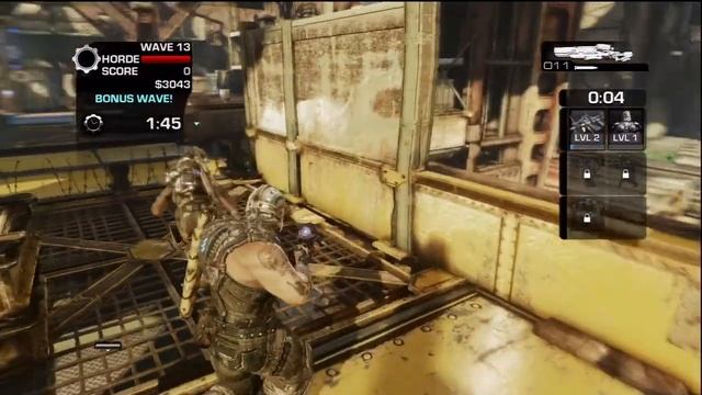 Gears of War 3 / Horde 2.0 on Drydock round 1-30 (part 3/8) смотреть онлайн