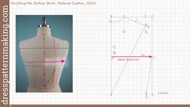 How to Draft the Bodice Back - Step-by-Step (Imperial MM Version) ::OUTDATED -See March 2022 Versio смотреть онлайн