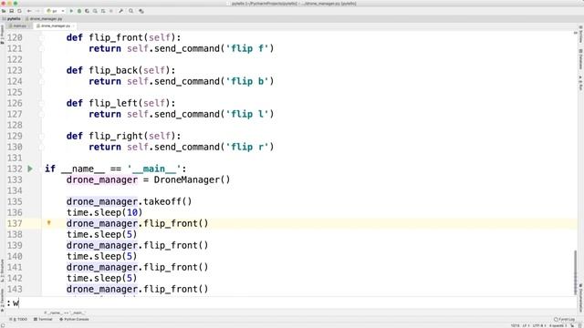 6.7. Manage the drone to flip смотреть онлайн
