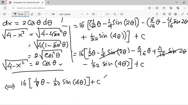 Integral of x^2/(sqrt 4 - x^2) смотреть онлайн