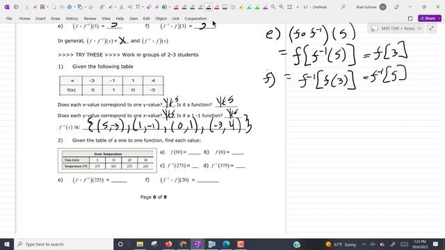 MAT 1340 College Algebra 3.7 Part 1 Inverse of a Function смотреть онлайн