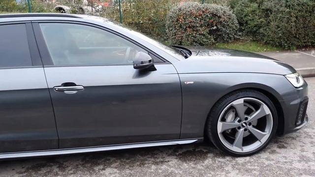 2019 69 Audi A4 Avant 2.0 TDI 40 Black Edition S Tronic Quattro Grey смотреть онлайн