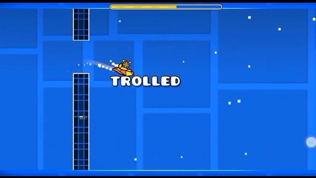 YOUYE BEEN TROLLED В GEOMETRY DASH ты затролен! смотреть онлайн