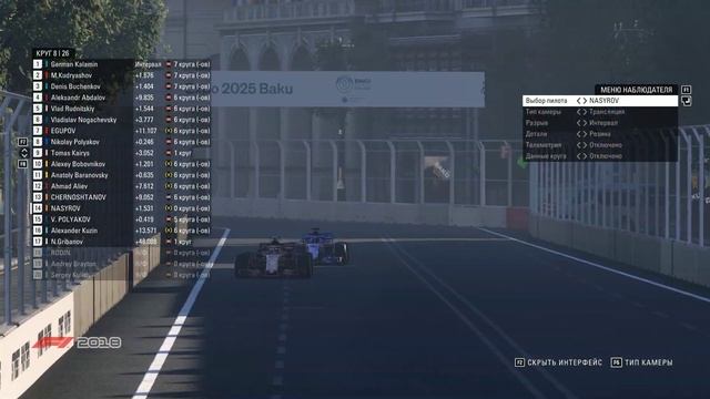 GML. Grand-Prix Azerbaijan. F1 2018 смотреть онлайн