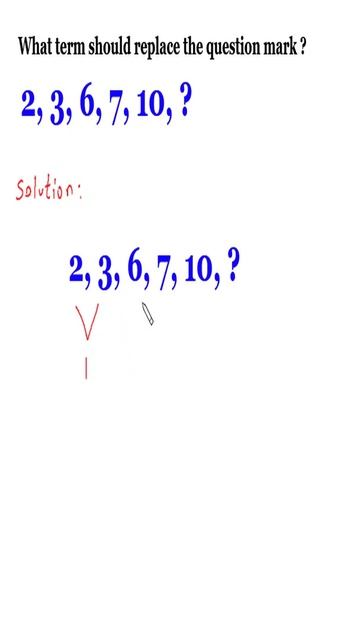 Which number should replace the question mark ? 2, 3, 6, 7, 10, ? смотреть онлайн