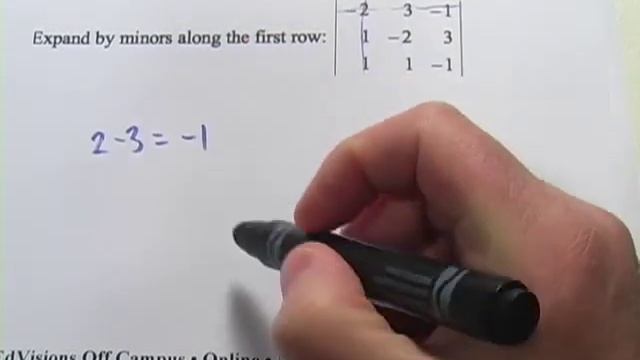 Evaluating Determinants of 3 by 3 Matrices смотреть онлайн