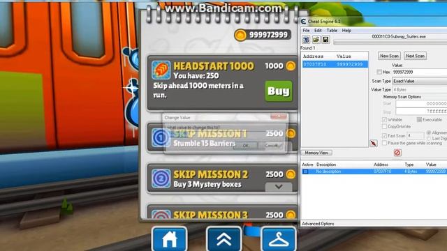 Как считерить всё в игре Subway_Surfers смотреть онлайн