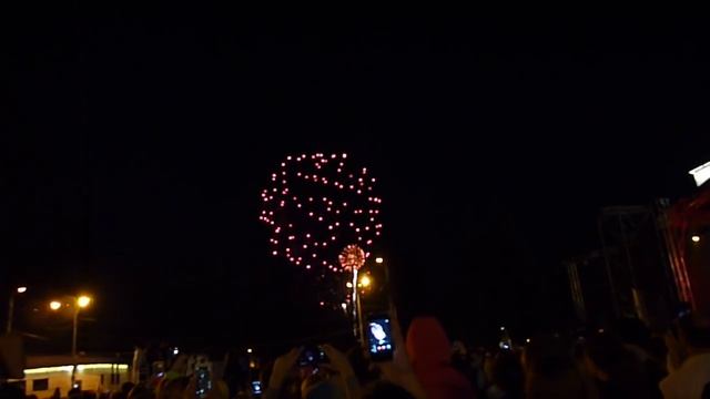 Салют на день города, Красноярск 2015 смотреть онлайн