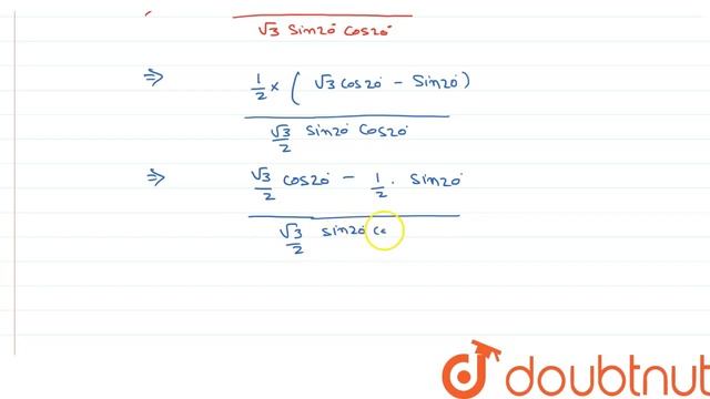 Expression (1)/(cos 290^(@)) + (1)/(sqrt(3) sin 250^(@)) equals | CLASS 14 | ADVANCED TRIGONOMET... смотреть онлайн