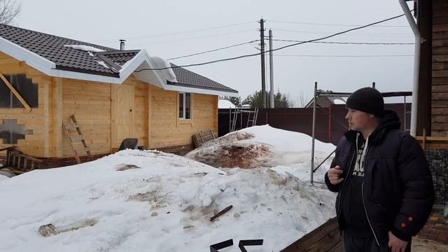 Баня из профилированного бруса 54м2 за 850 тыс рублей.Старое видео.Да сей час таких цен нет. смотреть онлайн