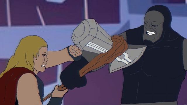 Darkseid Invades||Superman & Thor vs Darkseid||Crossover||Fight||Animation смотреть онлайн