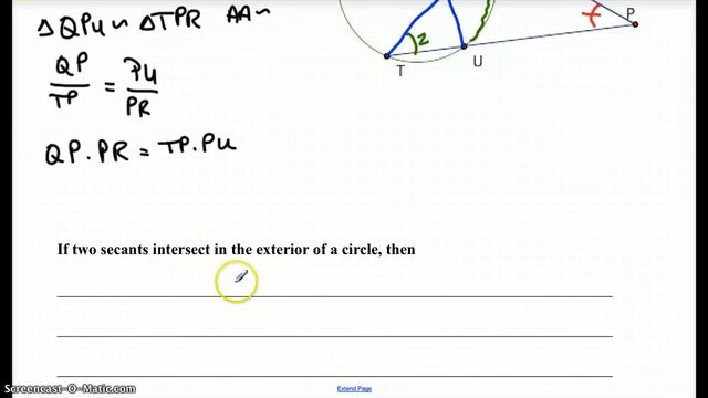 Circle Video 3 Segments and Angles in Circles смотреть онлайн