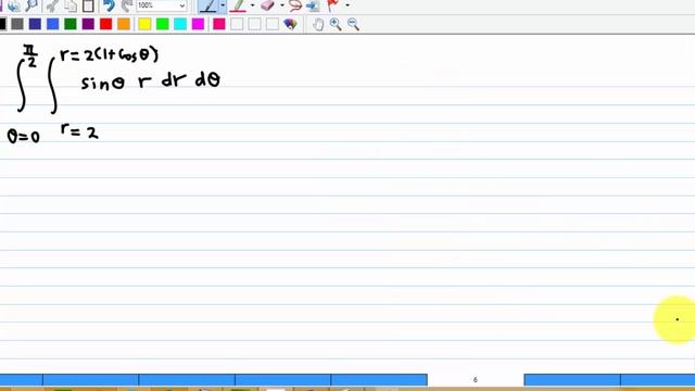 Double Integral with Polar Coordinates смотреть онлайн
